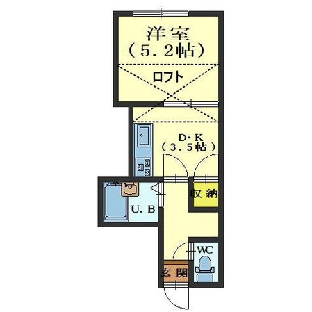 パレス深堀の物件間取画像